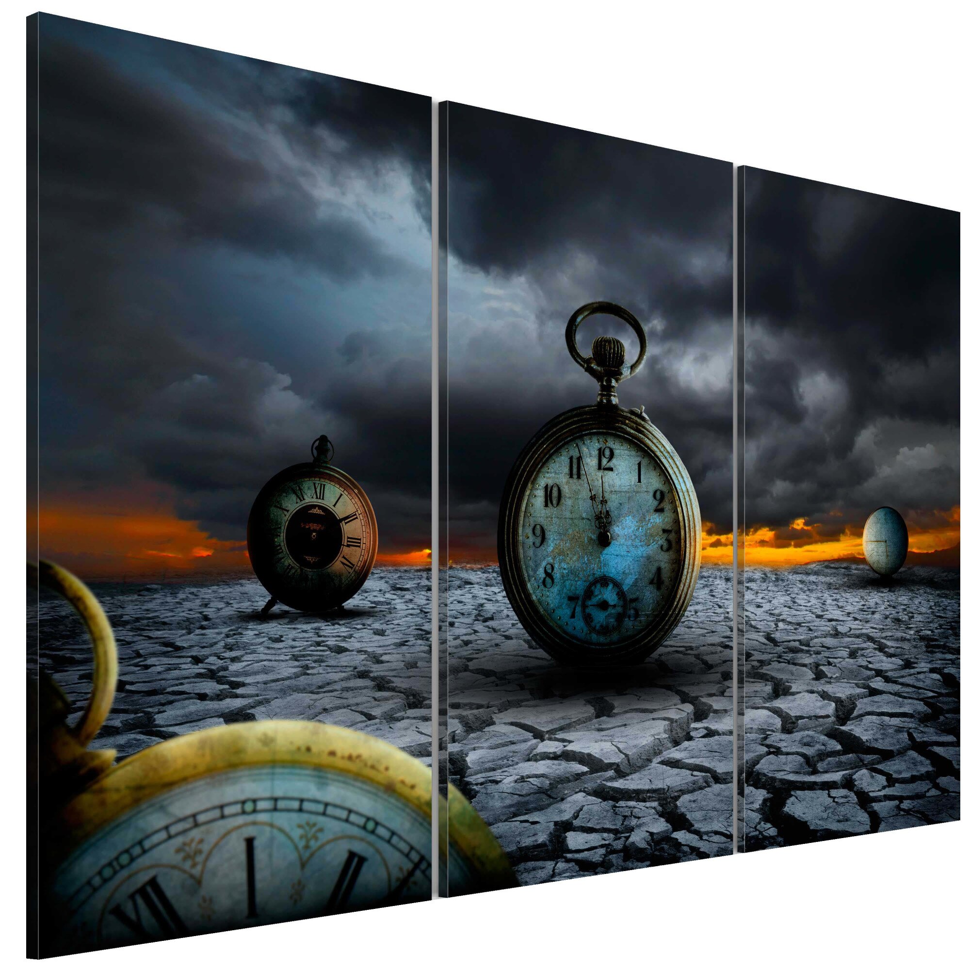 Tablou canvas 3 piese - Timpul de exterminare - 90 x 60 cm