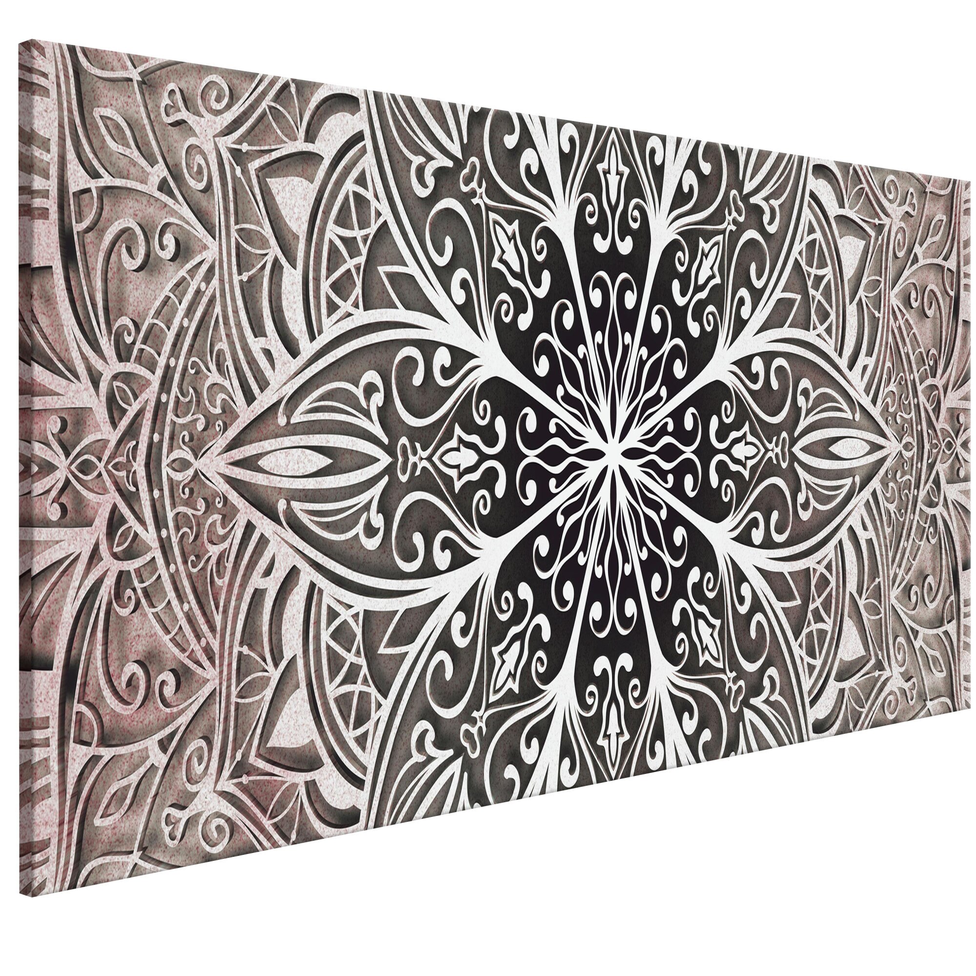 Tablou canvas - Pene roz Ingust - 120 x 40 cm