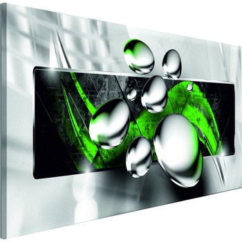 Tablou canvas - Pietre stralucitoare Verde Ingust - 150 x 50 cm Tablou canvas - Pietre stralucitoare Verde Ingust - 150 x 50 cm