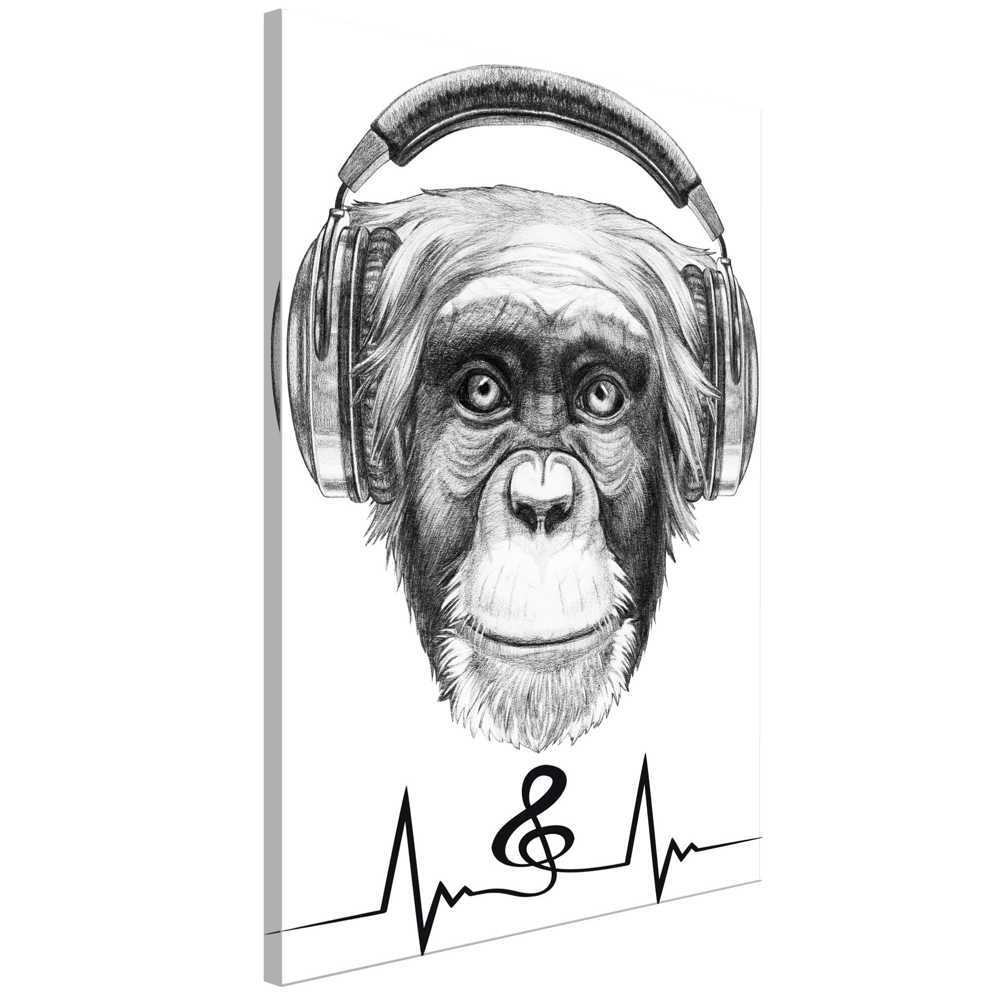 Tablou canvas - Puls muzical vertical - 60 x 90 cm