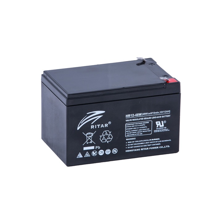 Акумулаторна батерия Rritar HR12-48W (12V-12Ah)