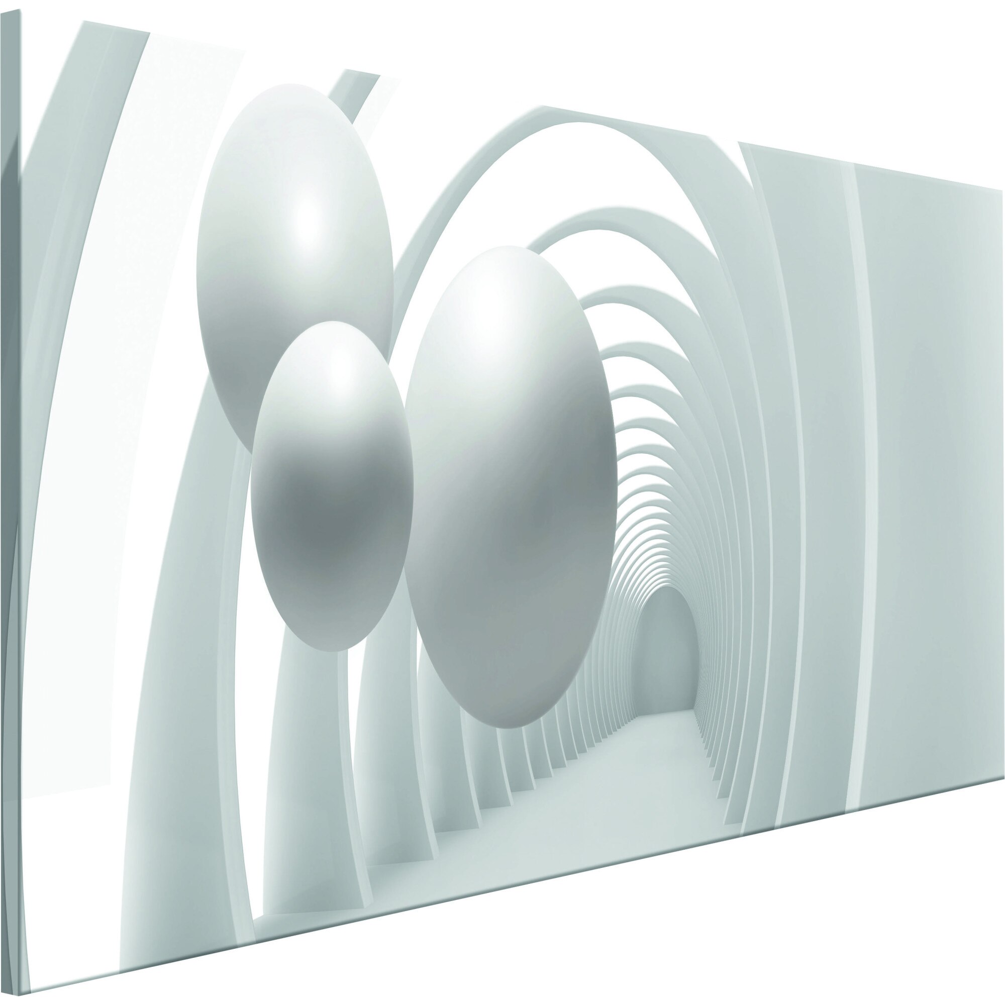 Tablou canvas - Tunel alb Ingust - 120 x 40 cm