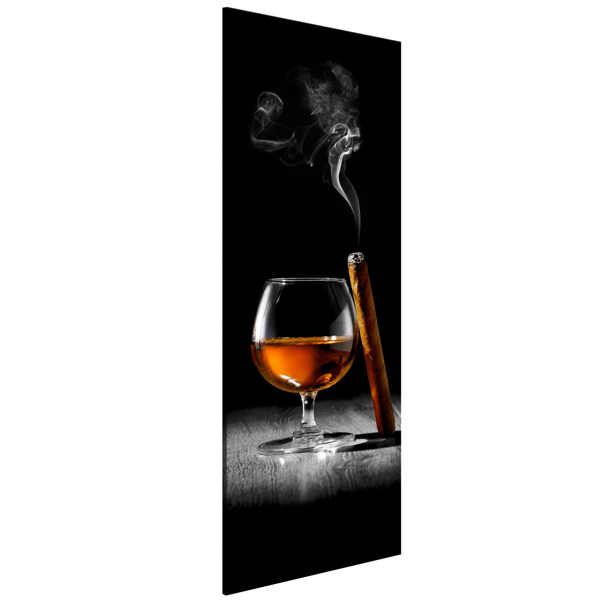 Tablou canvas - Trabuc Si coniac - 45 x 135 cm