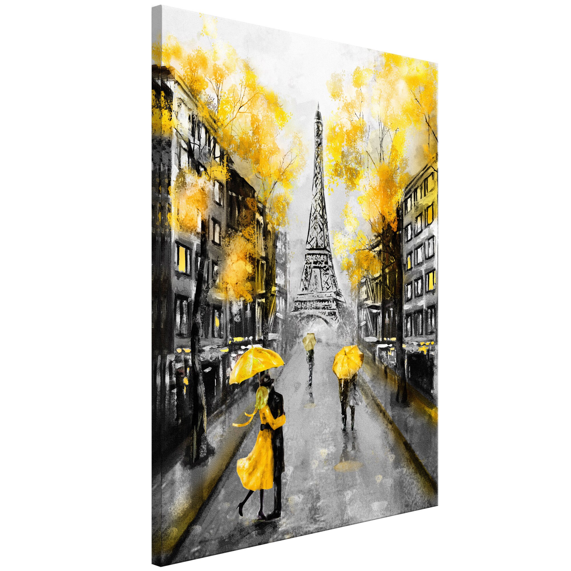 Tablou canvas - Toamna la Paris vertical - 80 x 120 cm