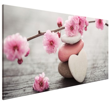 Tablou canvas - Zen Flori de cireS - 120 x 40 cm Tablou canvas - Zen Flori de cireS - 120 x 40 cm