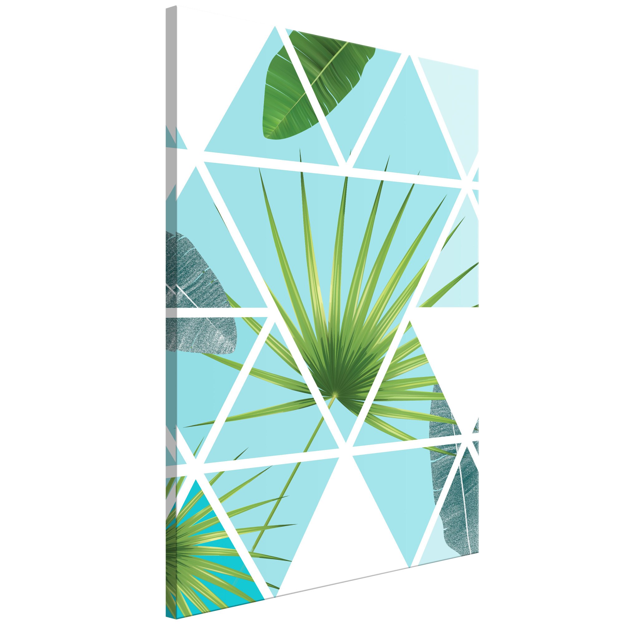 Tablou canvas - Verticala palmierului geometric - 40 x 60 cm