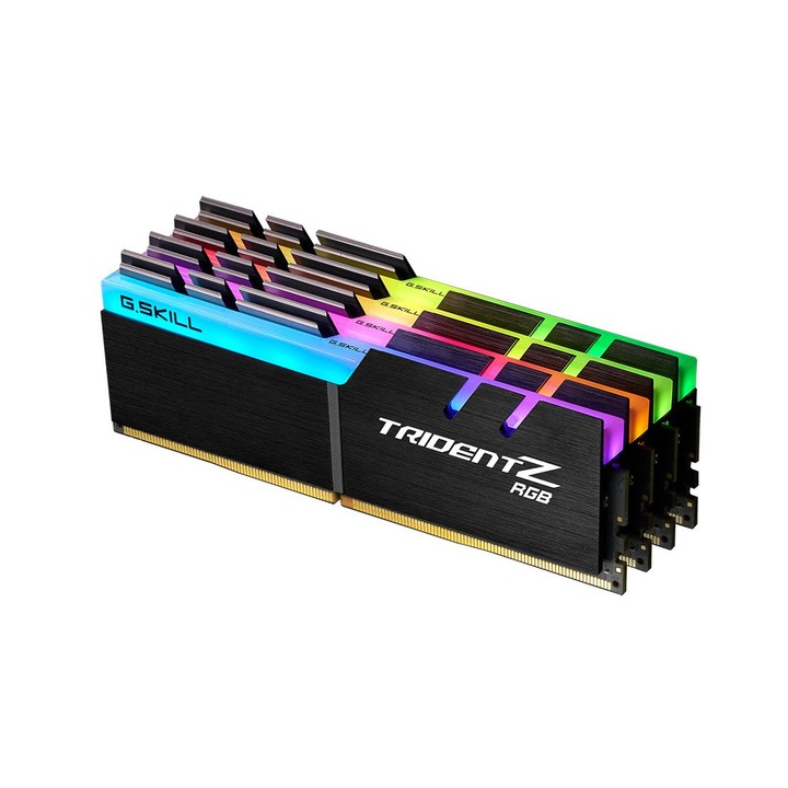 G.SKILL 32GB DDR4 3600MHz Kit(4x8GB) Trident Z RGB, 163715, Memória