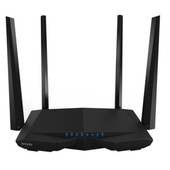 Router Wireless Tenda, Dual-Band, Tehnologie Beamforming+, 4 Antene, Viteza de pana la 1167Mbps, Administrare inteligenta si programare WiFi, Indicator LED, Amplificatoare puternice si antene externe, Negru Router Wireless Tenda, Dual-Band, Tehnologie Beamforming+, 4 Antene, Viteza de pana la 1167Mbps, Administrare inteligenta si programare WiFi, Indicator LED, Amplificatoare puternice si antene externe, Negru