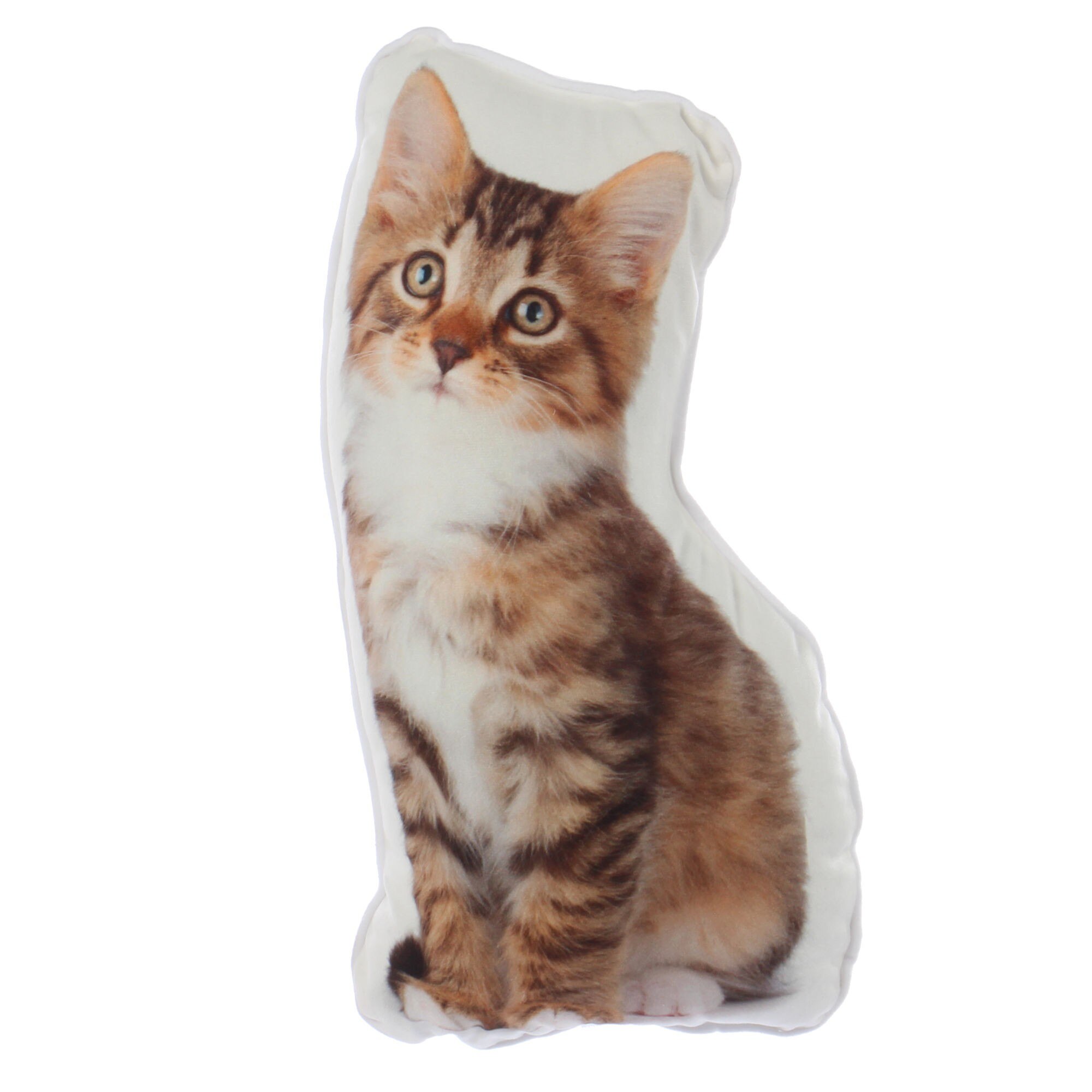 Perna iMKⓇ, Tesatura din poliester, Ofera incaperii un aer relaxant si primitor, Forma pisica, 27 x 42 x 10 cm, AN