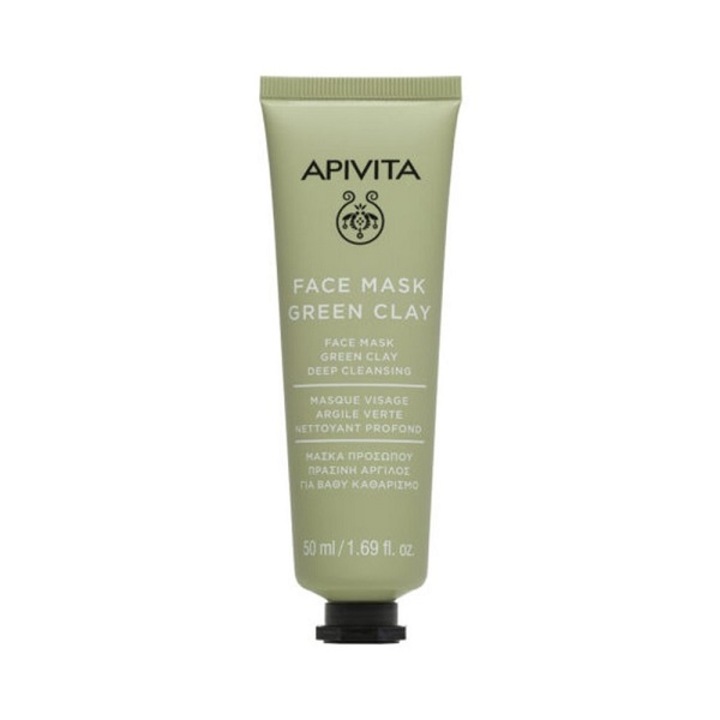 Masca de fata Apivita Face Mask With Green Clay 50ml