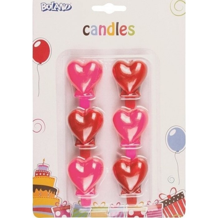 Set 6 Lumanari Inima