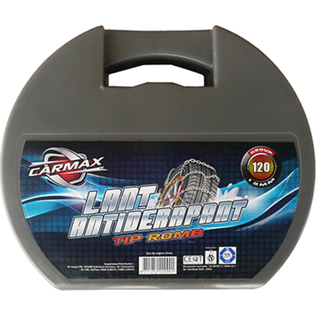 Lant antiderapant tip romb Carmax , 12mm , marime 120