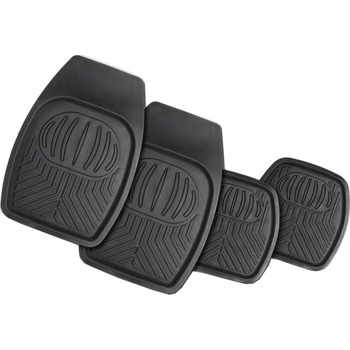 Set covorase auto Carmax, 4 buc, bordura pronuntata care permite retinerea apei, noroiului si altor impuritati Set covorase auto Carmax, 4 buc, bordura pronuntata care permite retinerea apei, noroiului si altor impuritati