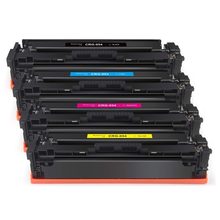 AGT Meddia CRG054 4 db festék toner, Canon CRG-054, BK / C / M / Y ...