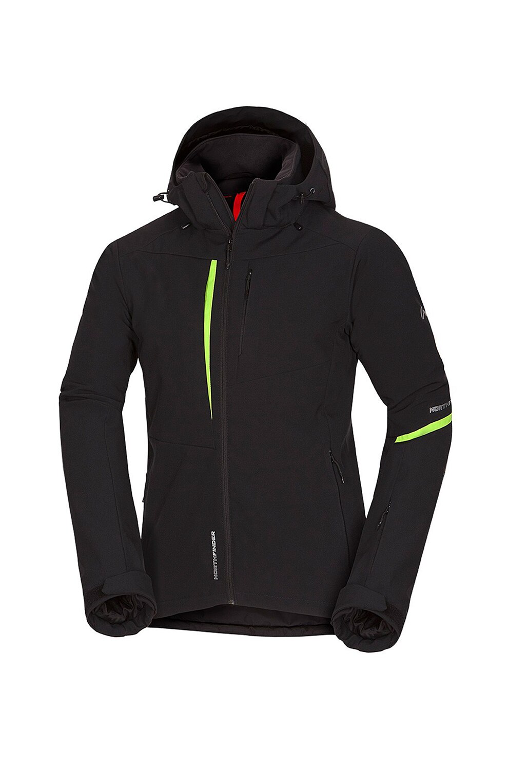 NORTHFINDER, Jacheta impermeabila si rezistenta la vant cu gluga detasabila, pentru ski Echo