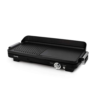 Gratar electric si plancha H.Koenig, GRX330, 2 in 1, profesional, tava colectare, placa detasabila pentru masina de spalat, suprafata larga, 1800W, negru Gratar electric si plancha H.Koenig, GRX330, 2 in 1, profesional, tava colectare, placa detasabila pentru masina de spalat, suprafata larga, 1800W, negru