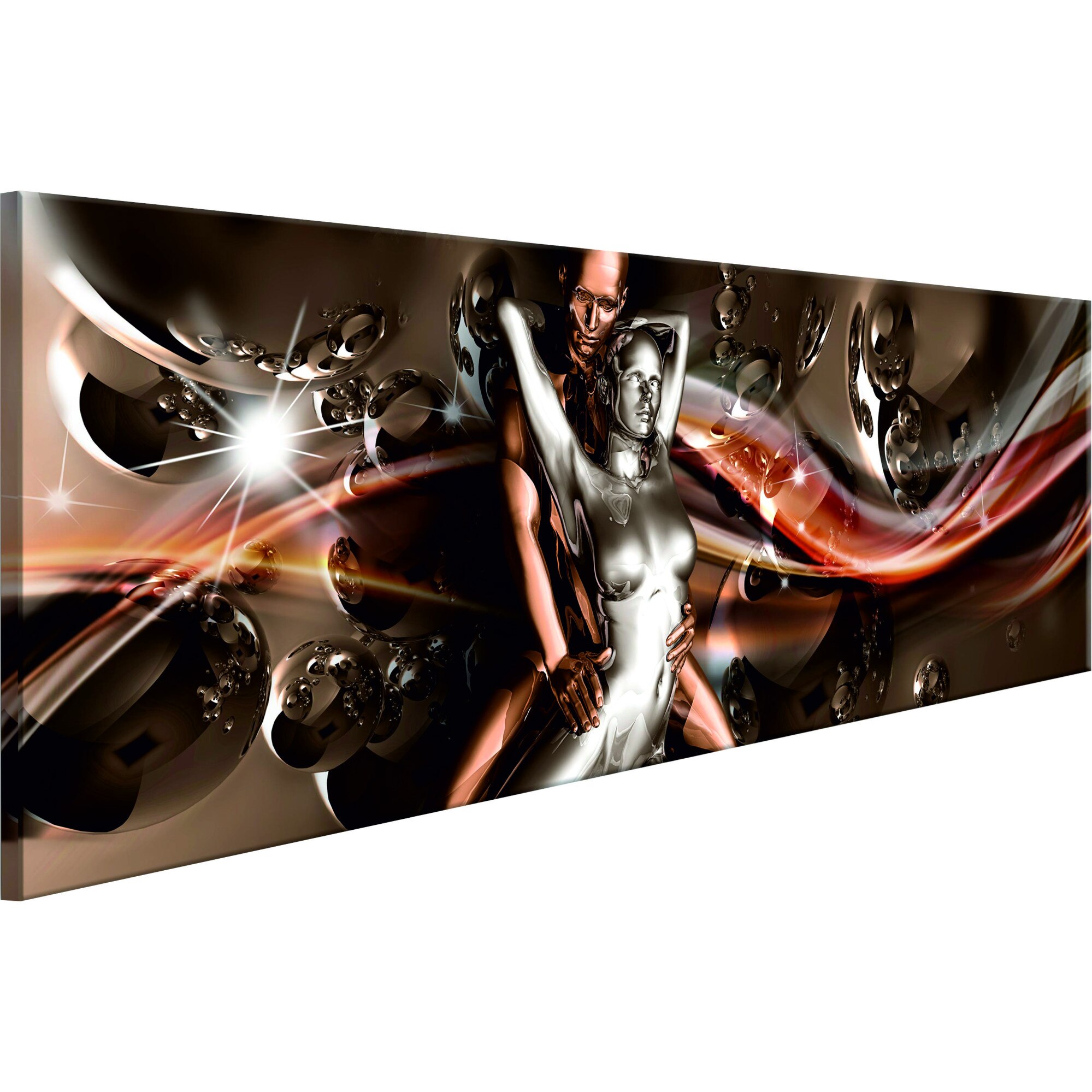 Tablou canvas - Valurile pasiunii - 135 x 45 cm