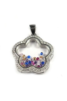 Pandant Hypnotica Argint 925, Rainbow Flower Pandant Hypnotica Argint 925, Rainbow Flower