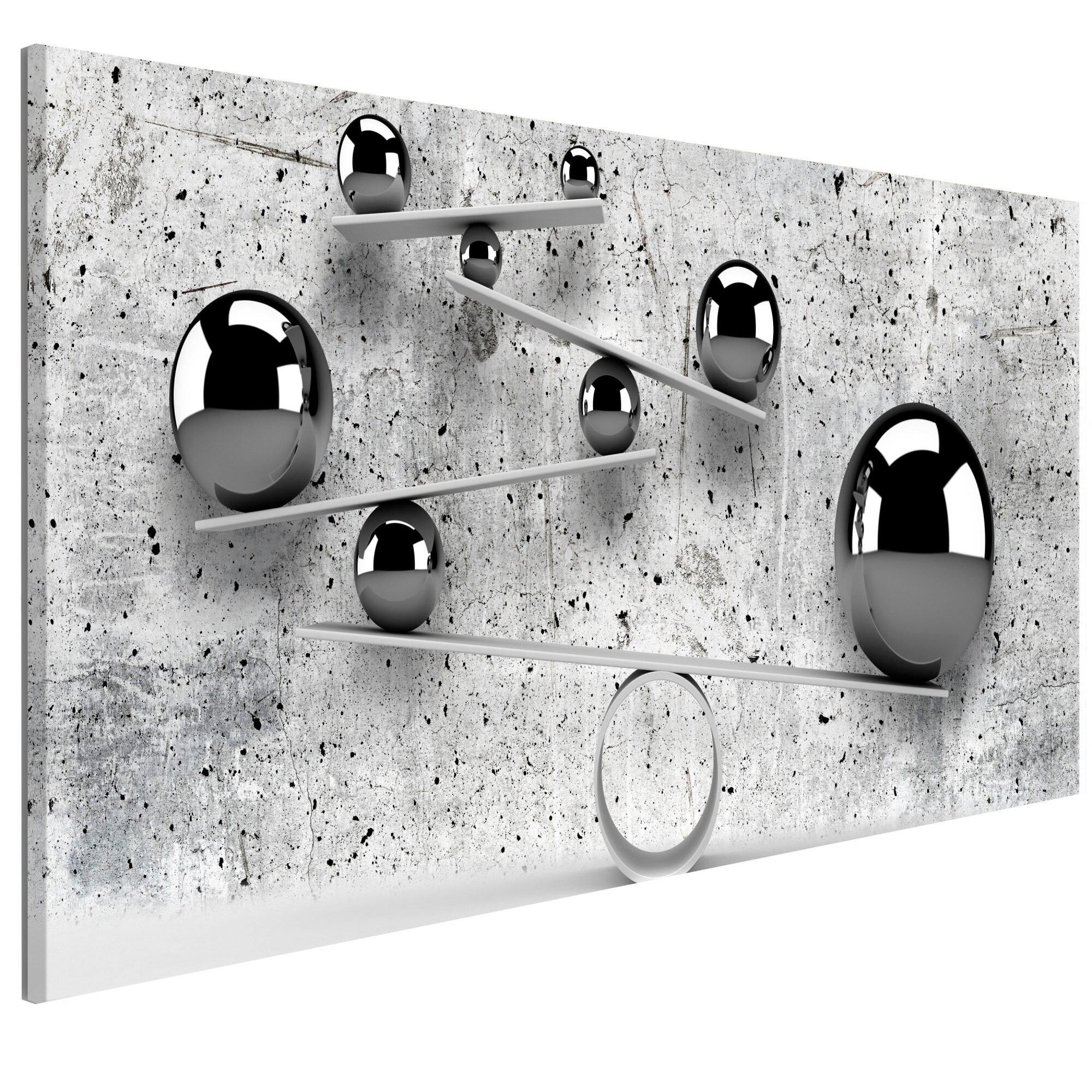 Tablou canvas - Bile Si beton larg - 100 x 45 cm