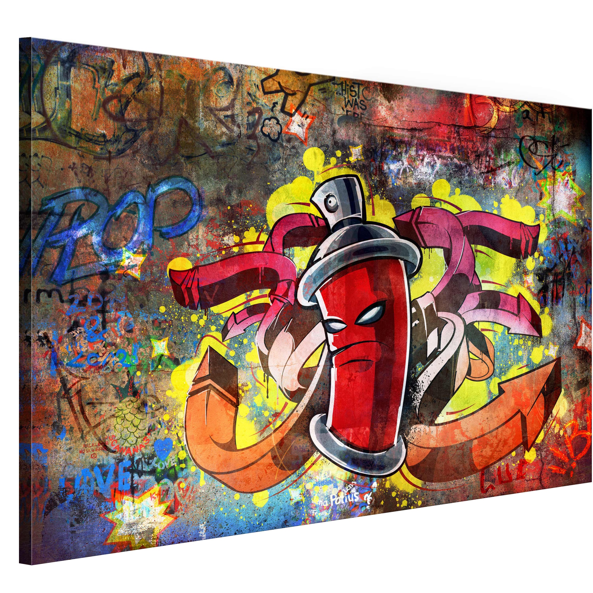 Tablou canvas - Maestru de graffiti - 120 x 80 cm