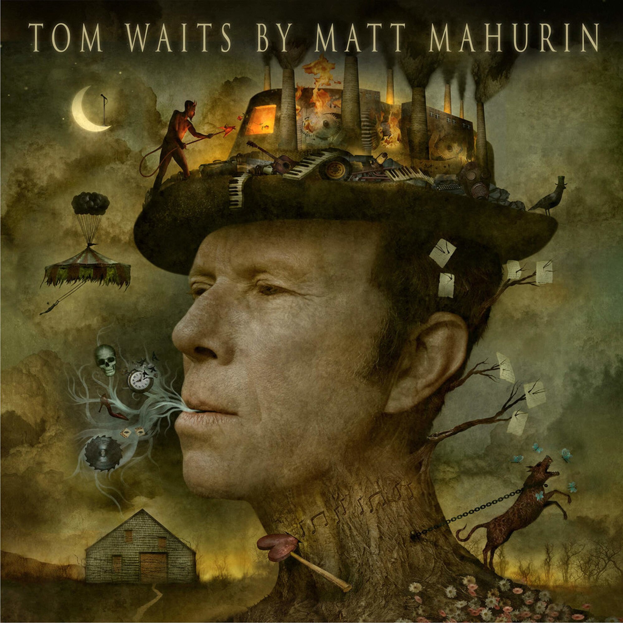 Tom Waits by Matt Mahurin - Matt Mahurin