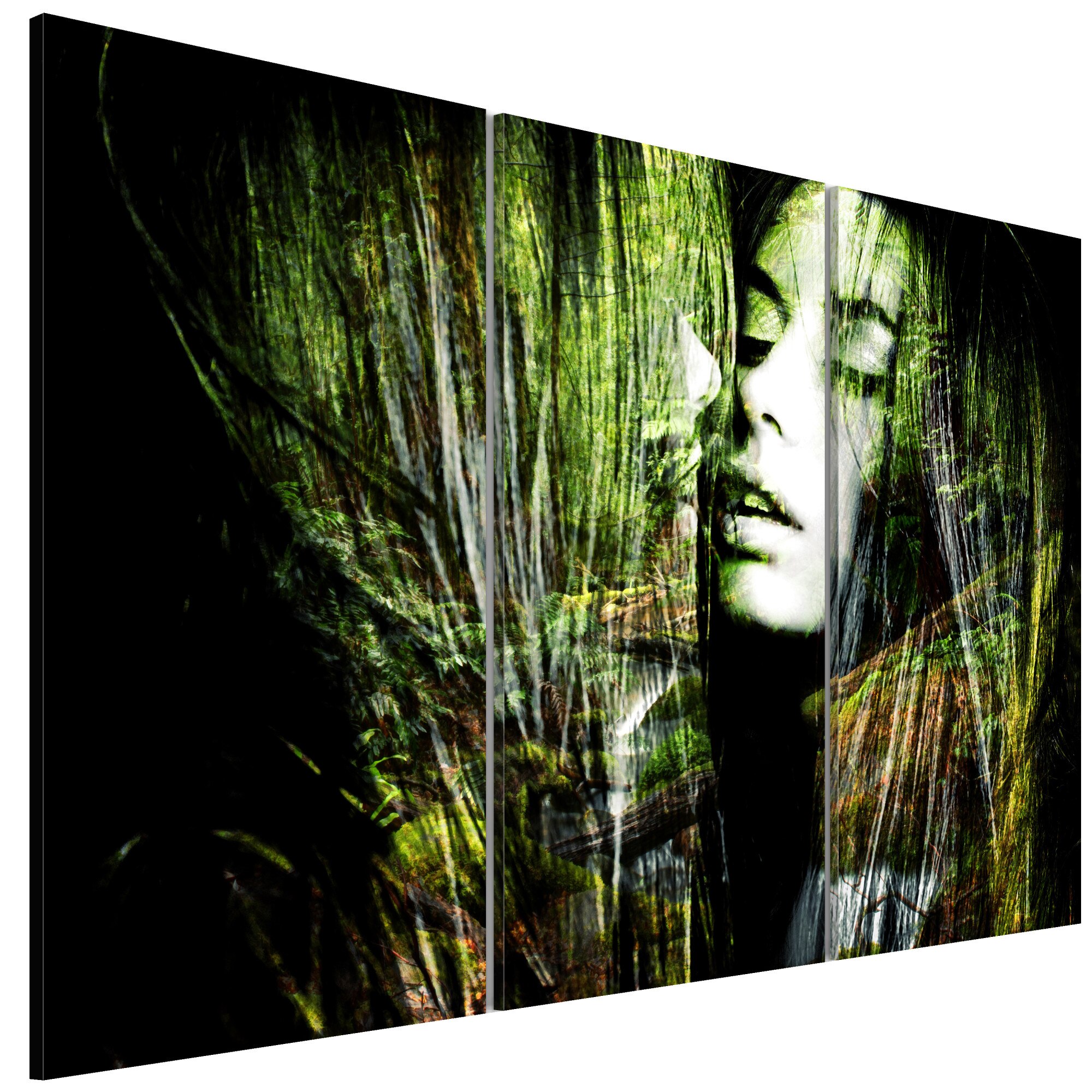Tablou canvas 3 piese - Absorbit de sine - 90 x 60 cm