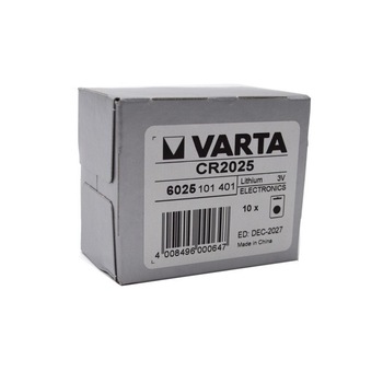 Baterii Varta CR2025, litiu 3V 1 cutie Baterii Varta CR2025, litiu 3V 1 cutie
