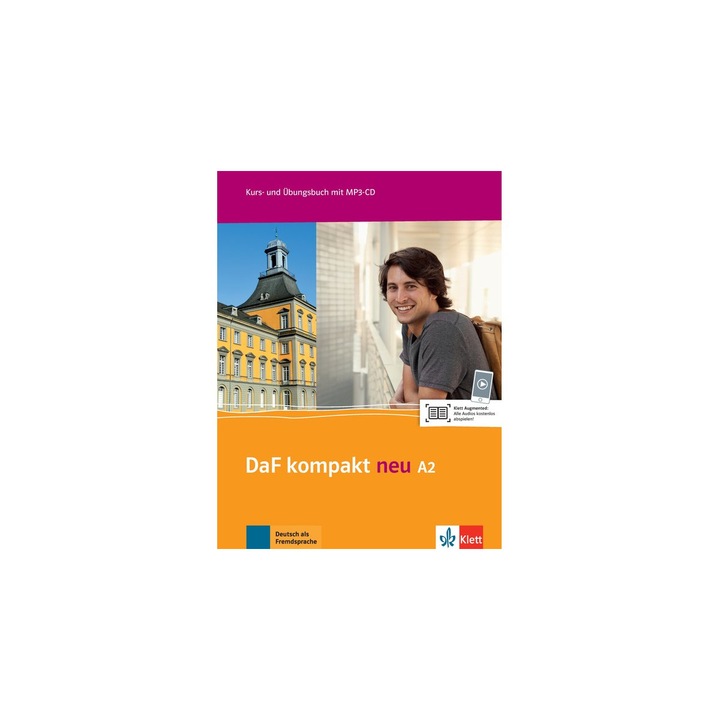 DaF kompakt neu A2 Kurs- und Übungsbuch mit MP3-CD- német - Könyv + CD