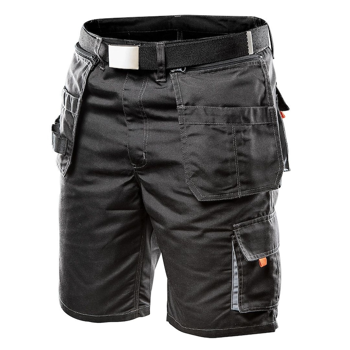 Къси работни панталони, черни, размер L, Neo 81-270-L