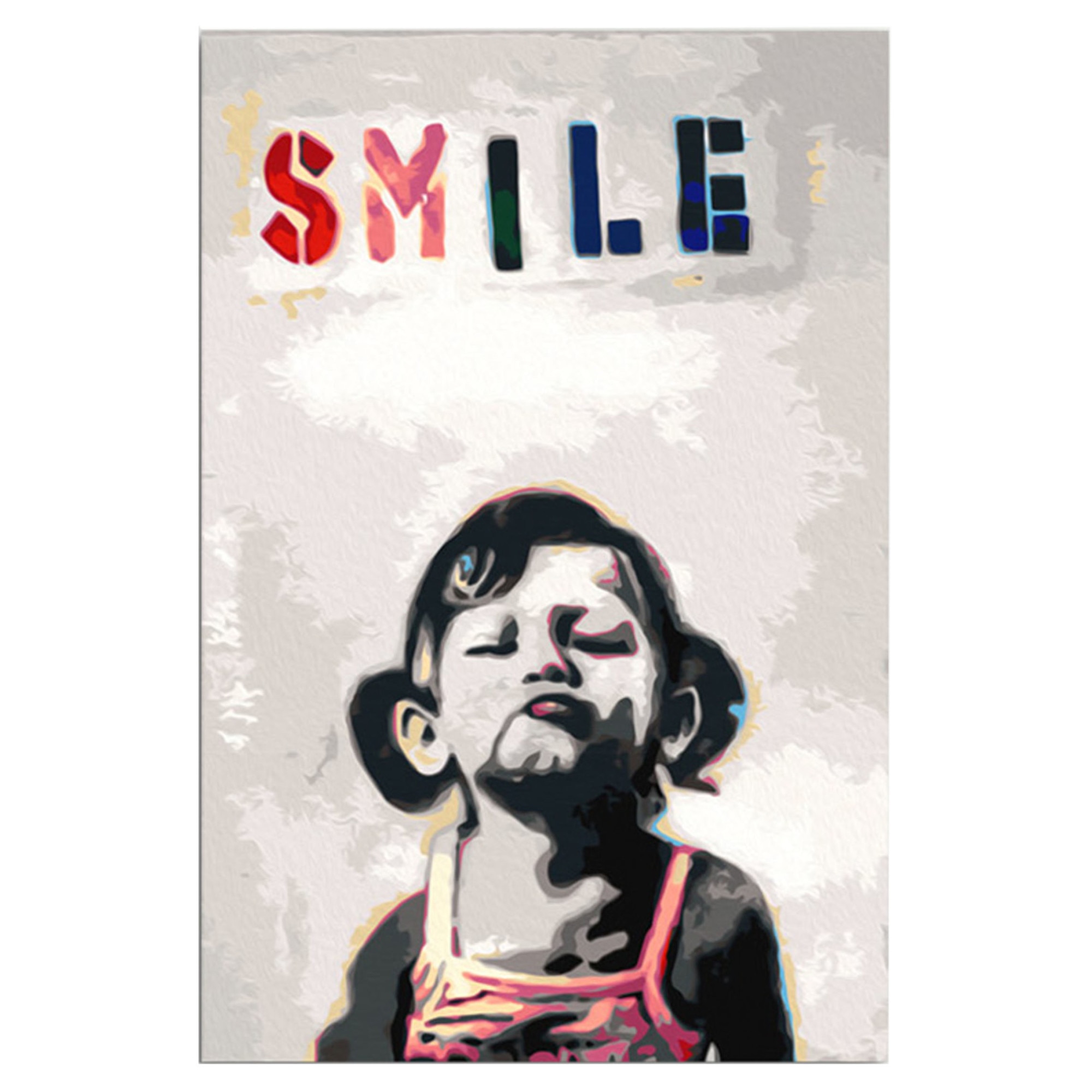 Pictura pe numere - Fetita - 40 x 60 cm