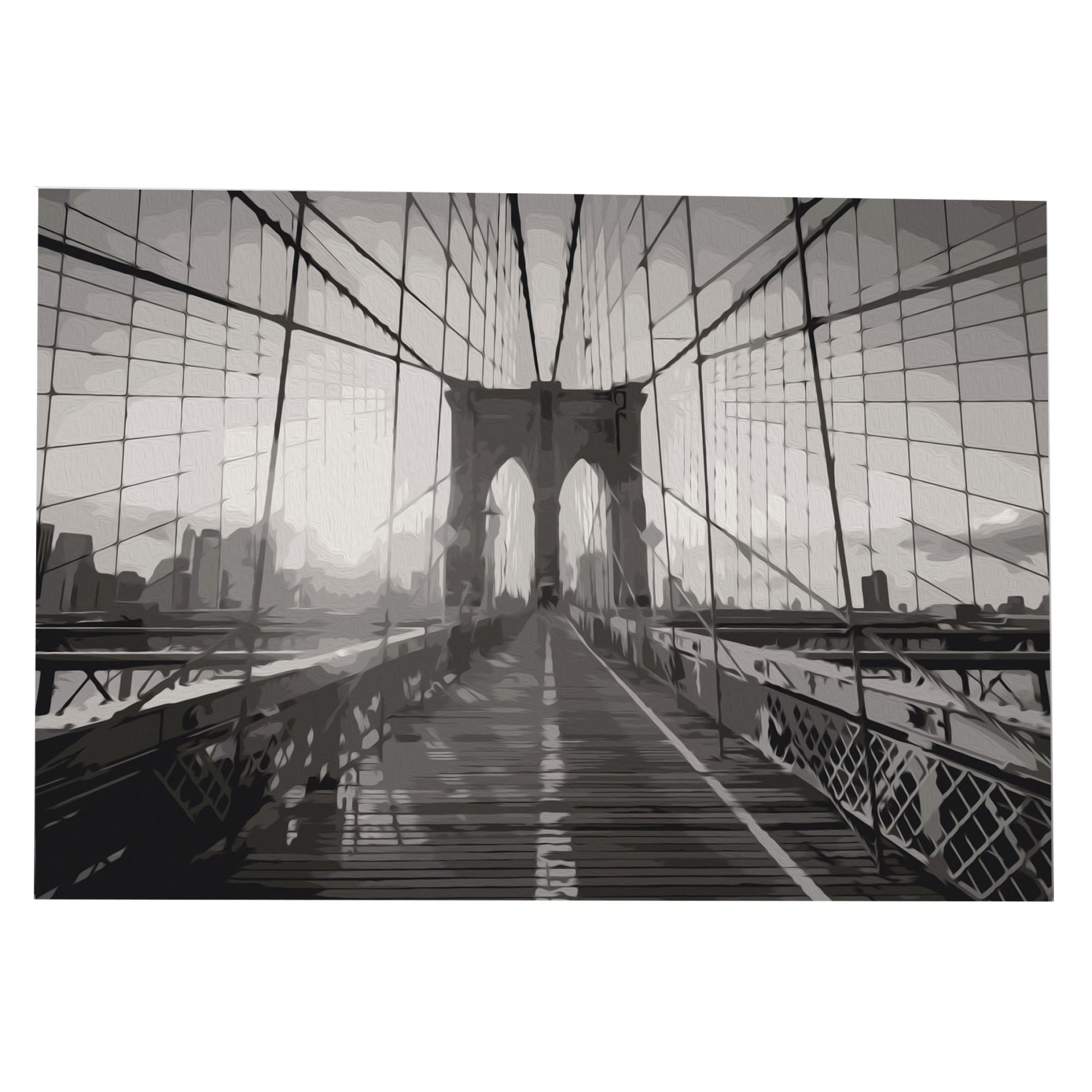 Pictura pe numere - Podul New York - 60 x 40 cm