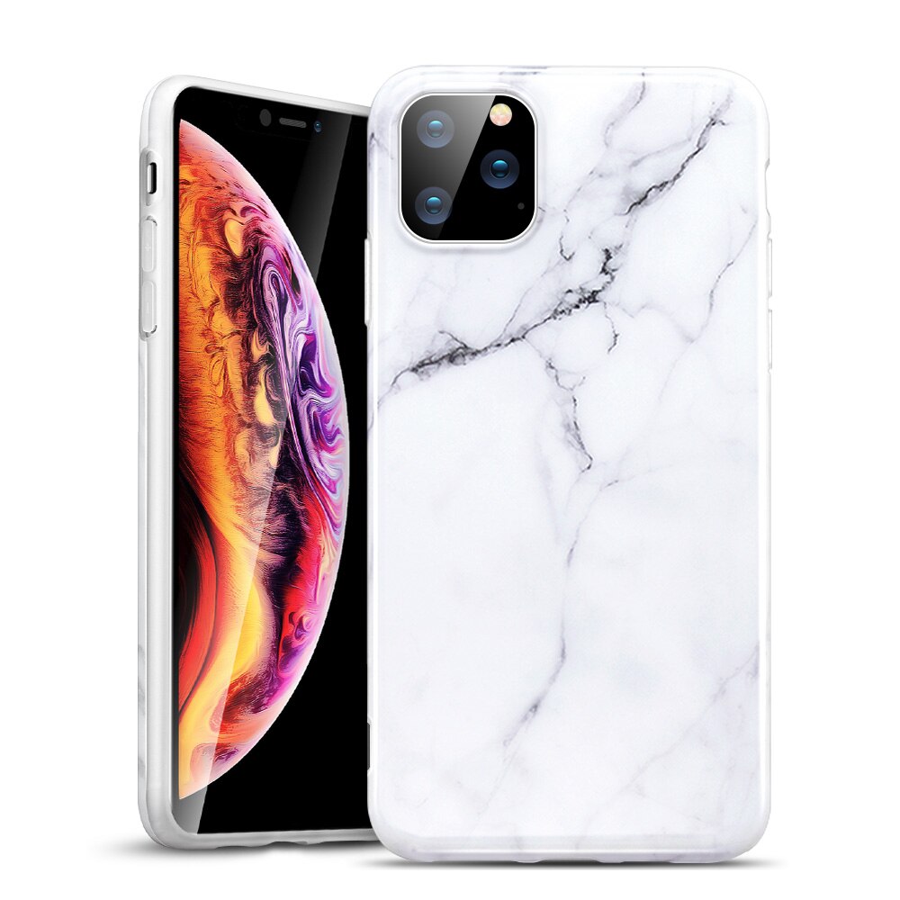 Carcasa ESR Marble iPhone 11 Pro Max, White