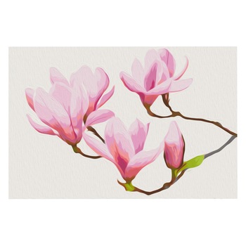 Pictura pe numere - Crenguta Florala - 60 x 40 cm Pictura pe numere - Crenguta Florala - 60 x 40 cm