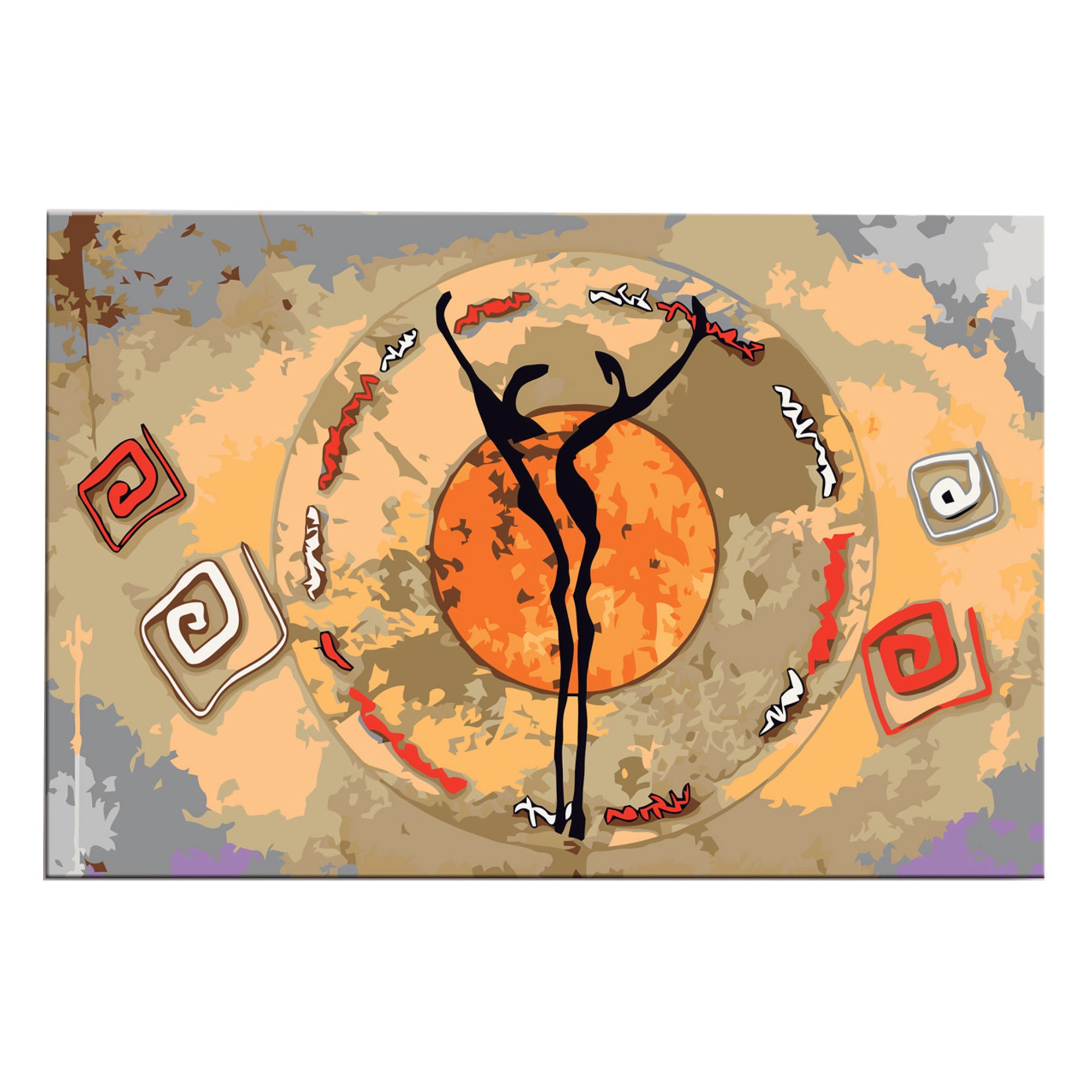 Pictura pe numere - Dans african - 60 x 40 cm