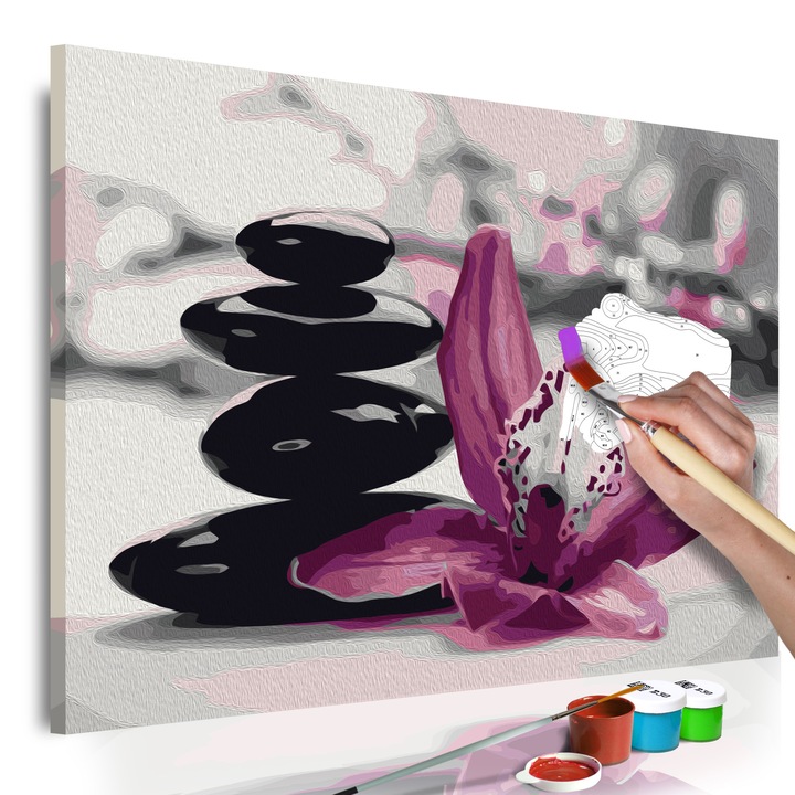 Számfestő készlet Artgeist Stones Tower, 60 x 40cm