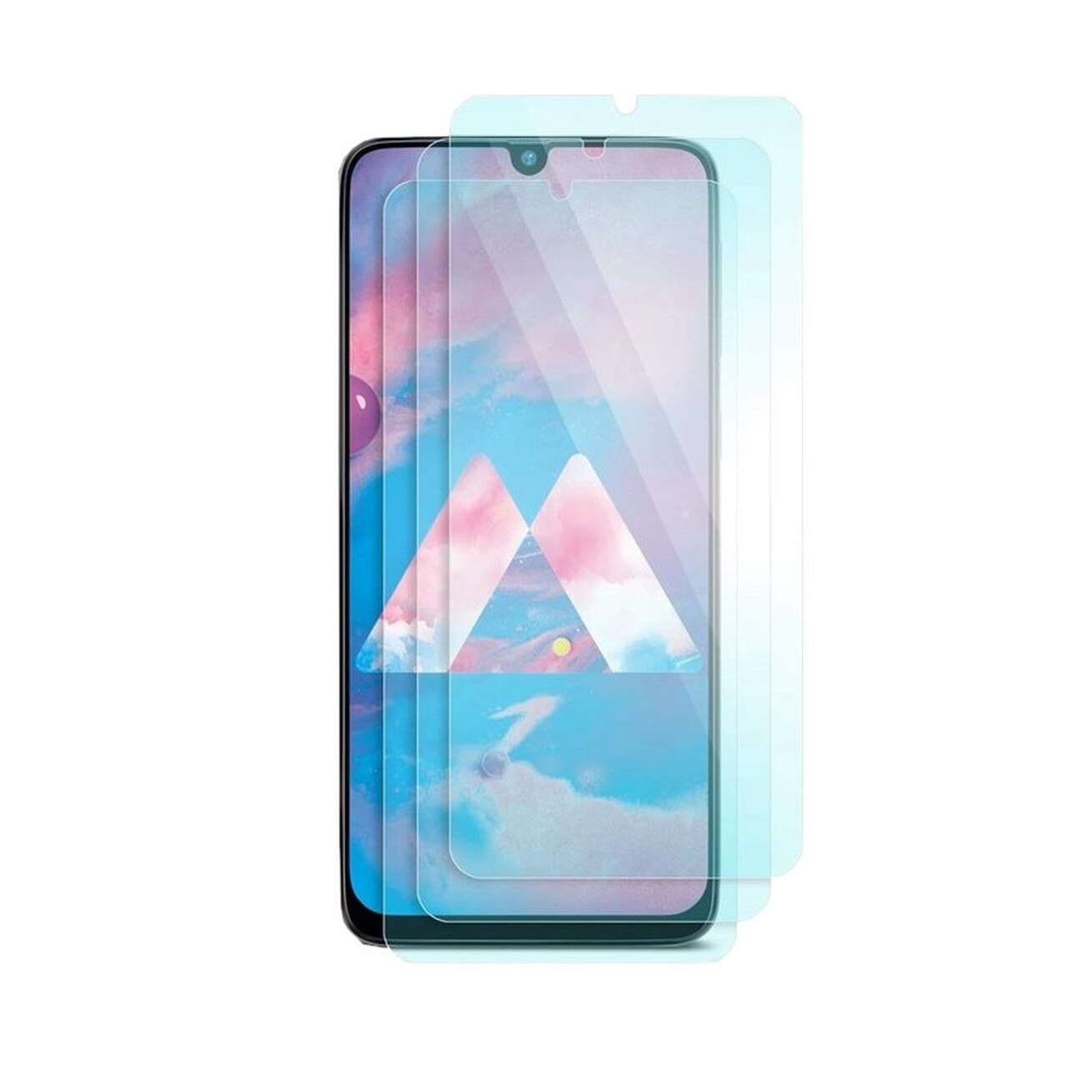 Folie sticla securizata Samsung Galaxy M30 9H 0,33 mm Ringke ID Glass (pachet 3 folii)