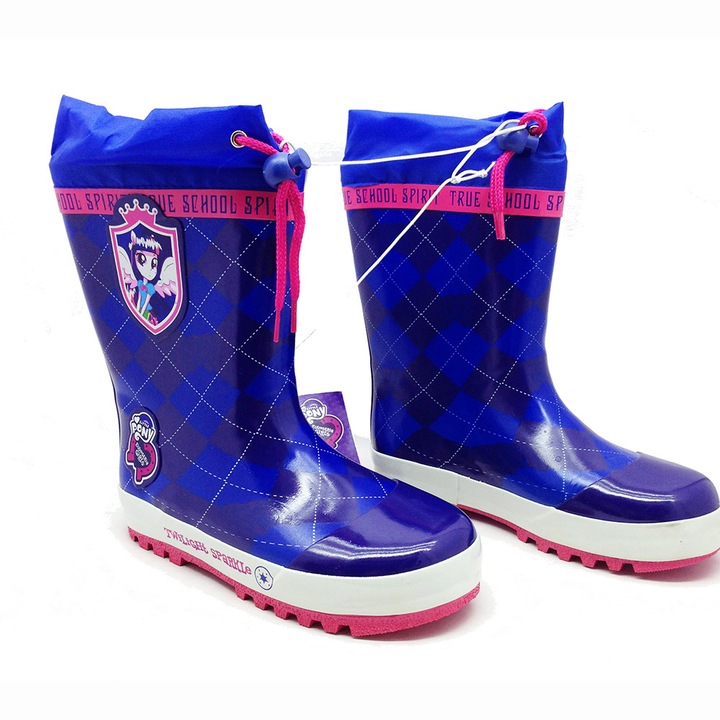 Cizme copii, MyLittlePonny, Cauciuc, Albastru, Albastru