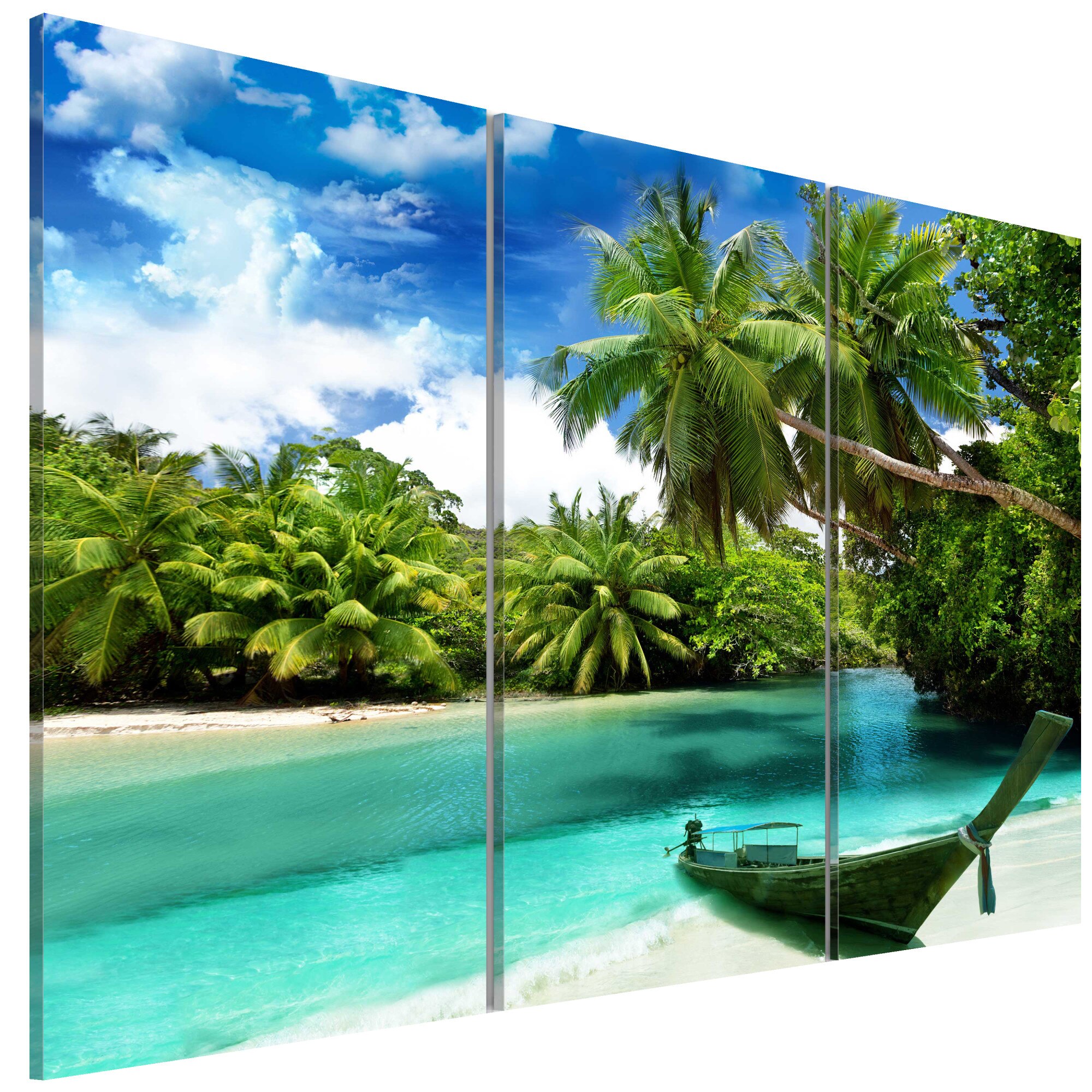 Tablou canvas 3 piese - Pe Insula Viselor - 90 x 60 cm