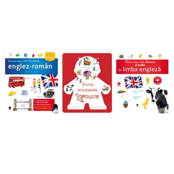 Pachet pentru copii, enciclopedii Larousse, 3 carti Pachet pentru copii, enciclopedii Larousse, 3 carti