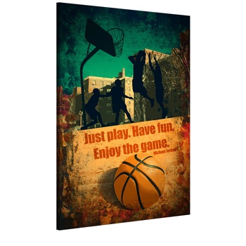 Tablou canvas - Bucura-te de joc - 40 x 60 cm Tablou canvas - Bucura-te de joc - 40 x 60 cm