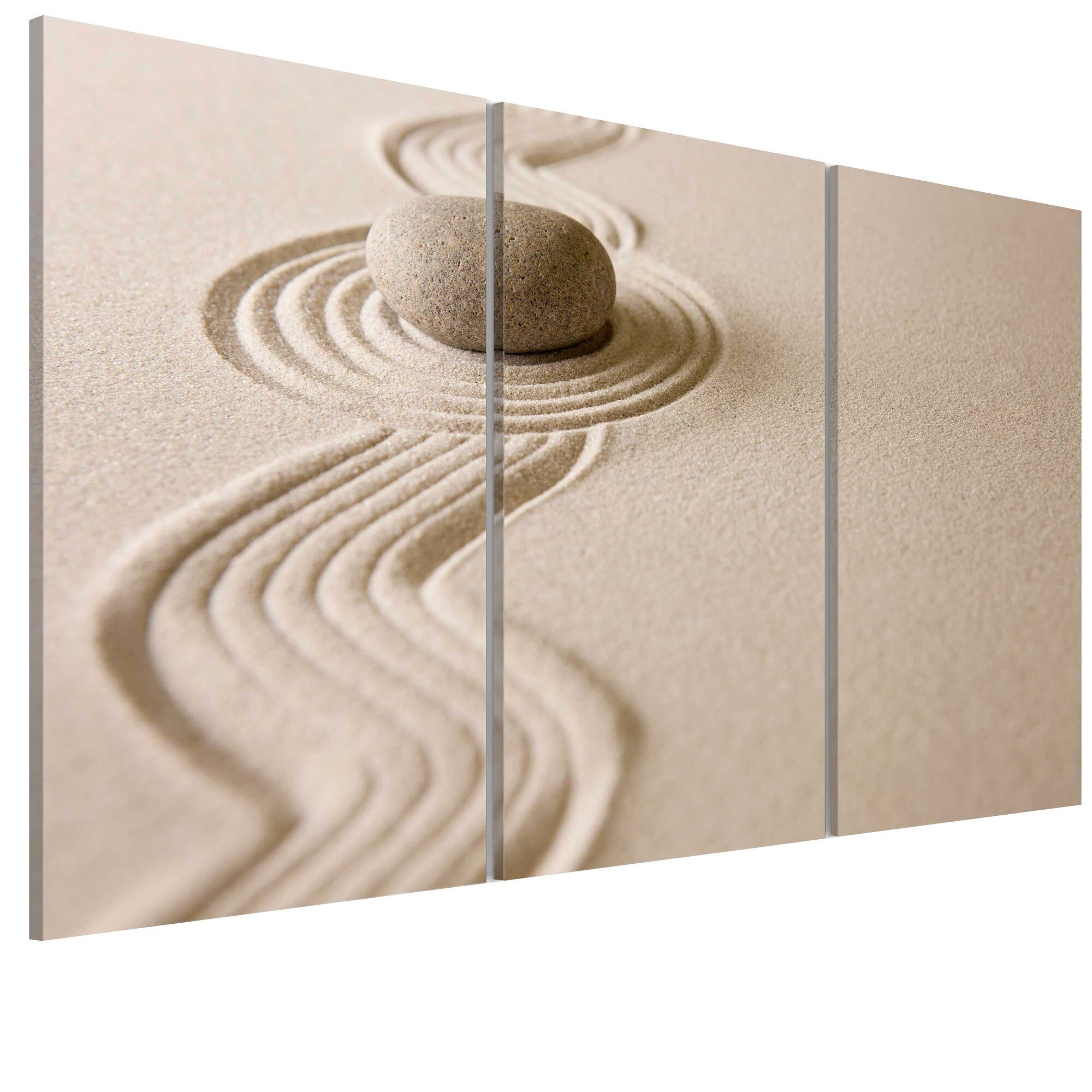 Tablou canvas 3 piese - Piatra In deSert - 90 x 60 cm