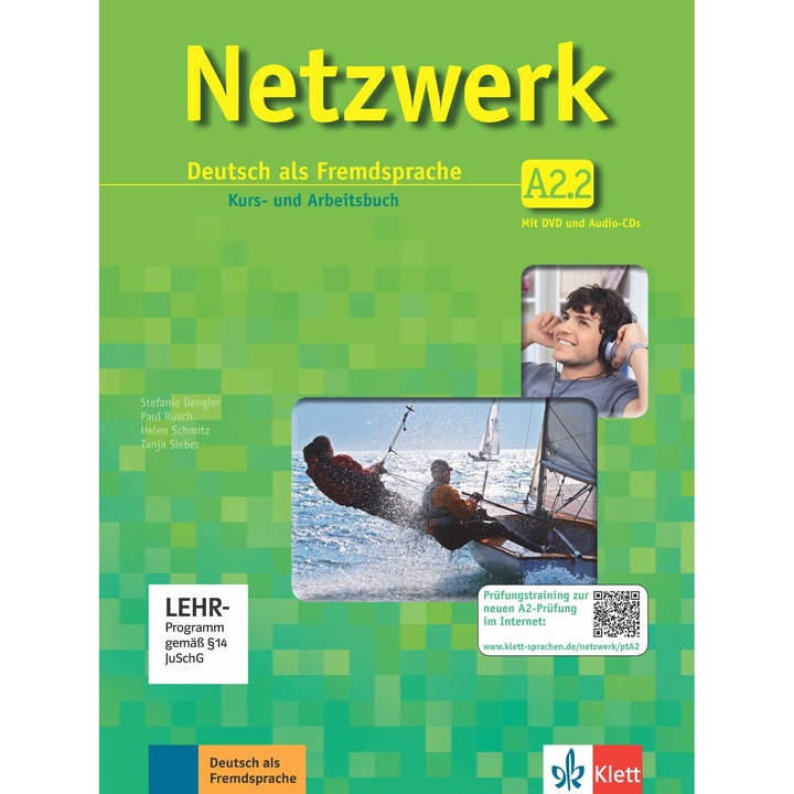 Netzwerk A2.2, Kursbuch-Arbeitsbuch Teil 2 +2CDs+DVD, Stefanie Dengler, Paul Rusch, Helen Schmitz