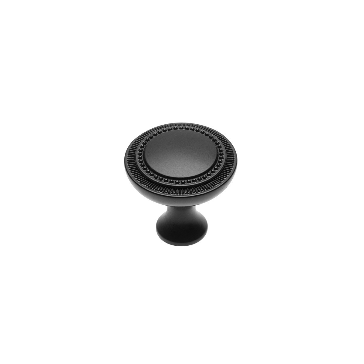 Buton retro negru mat Ø31.5 mm