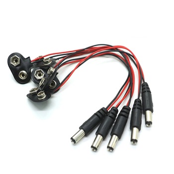 Mufa baterie 9V + conector, set 5 bucati Mufa baterie 9V + conector, set 5 bucati