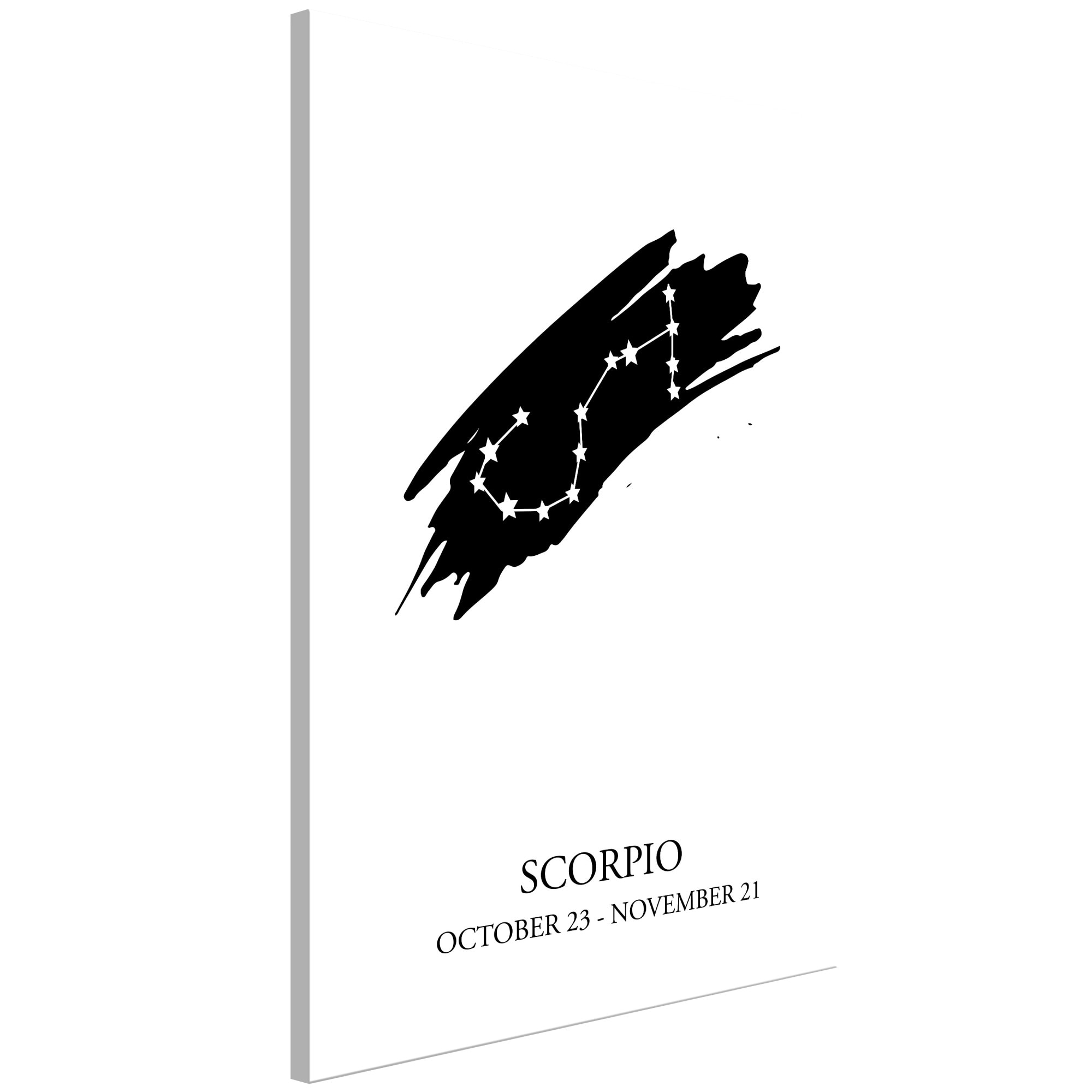 Tablou canvas - Semne zodiacale Scorpion vertical - 40 x 60 cm