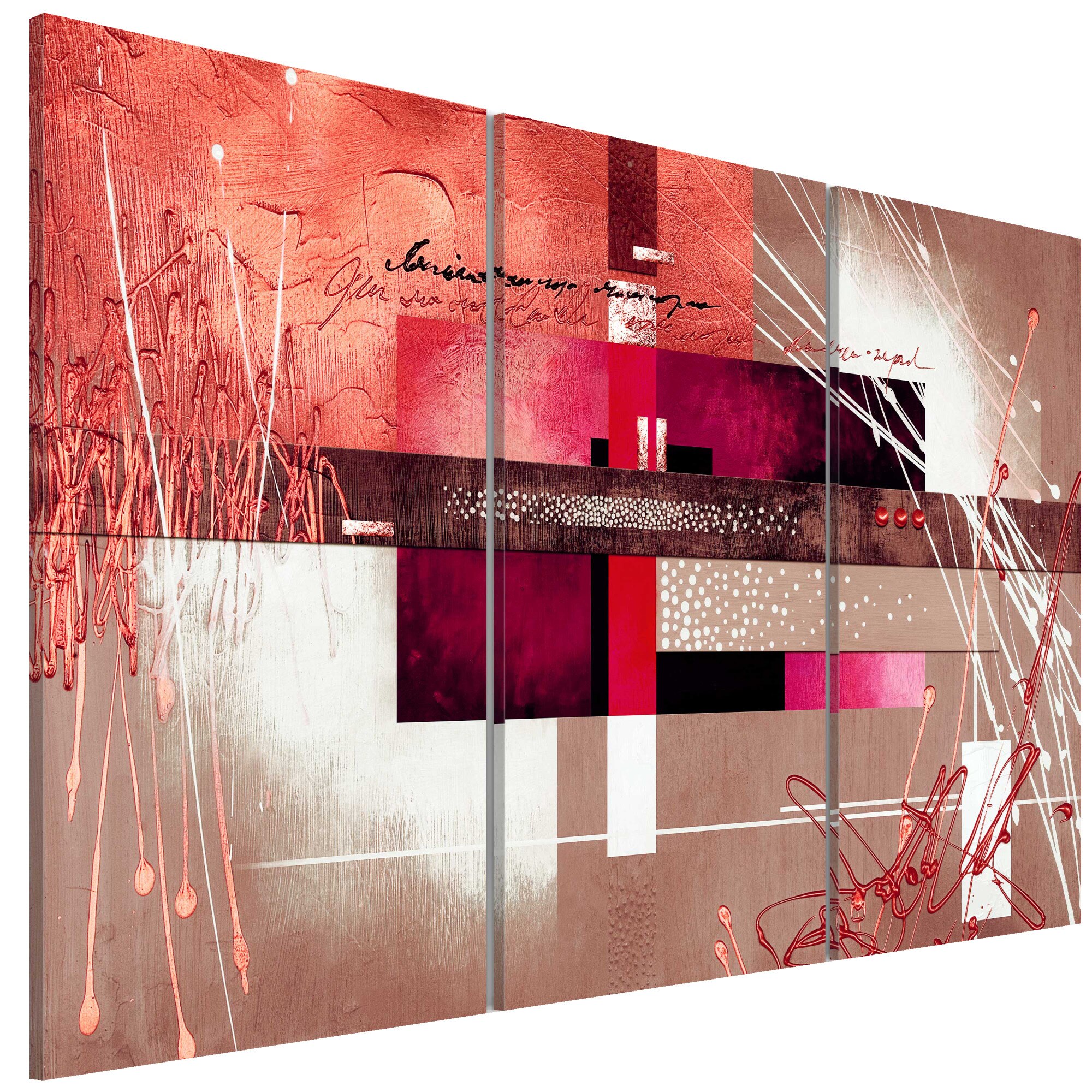 Tablou canvas 3 piese - Infatuarea toamnei - 90 x 60 cm