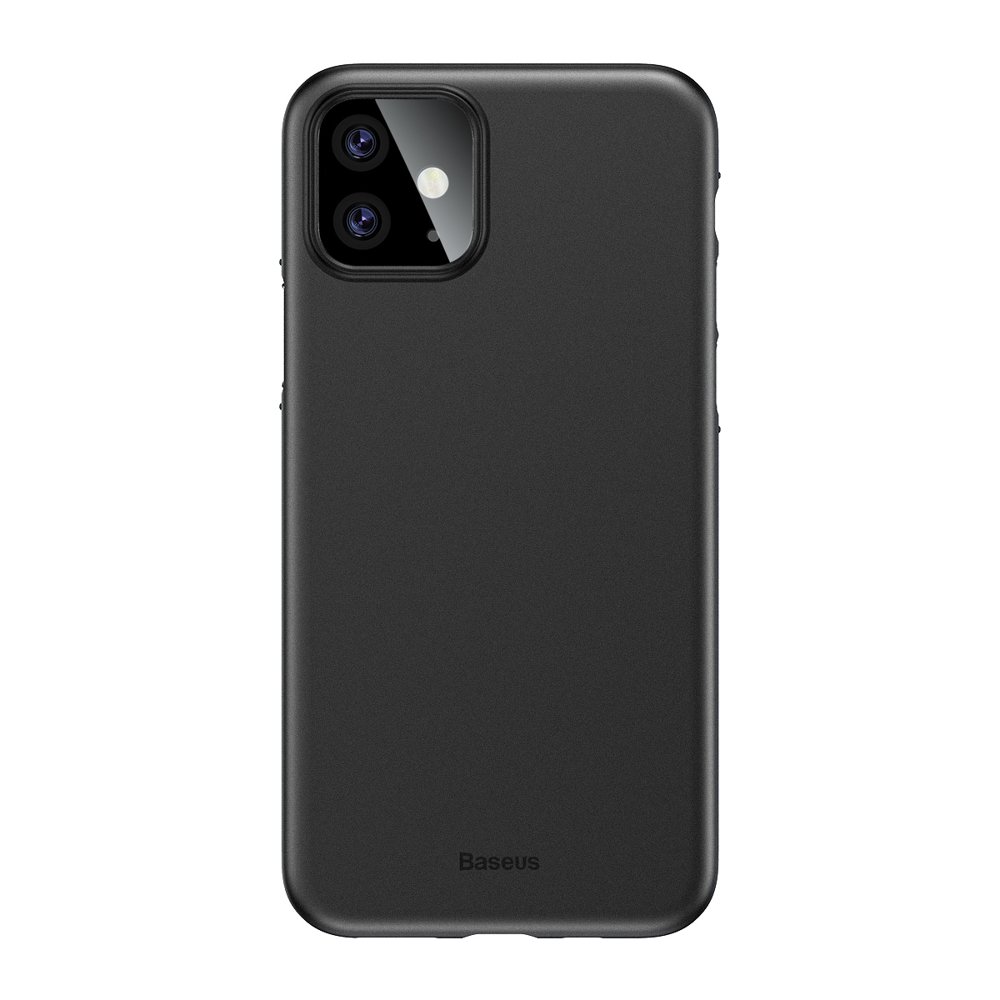 Husa telefon , Baseus Wing Ultra Subtire , 0.4 mm pentru iPhone 11 black (WIAPIPH61S-A01)