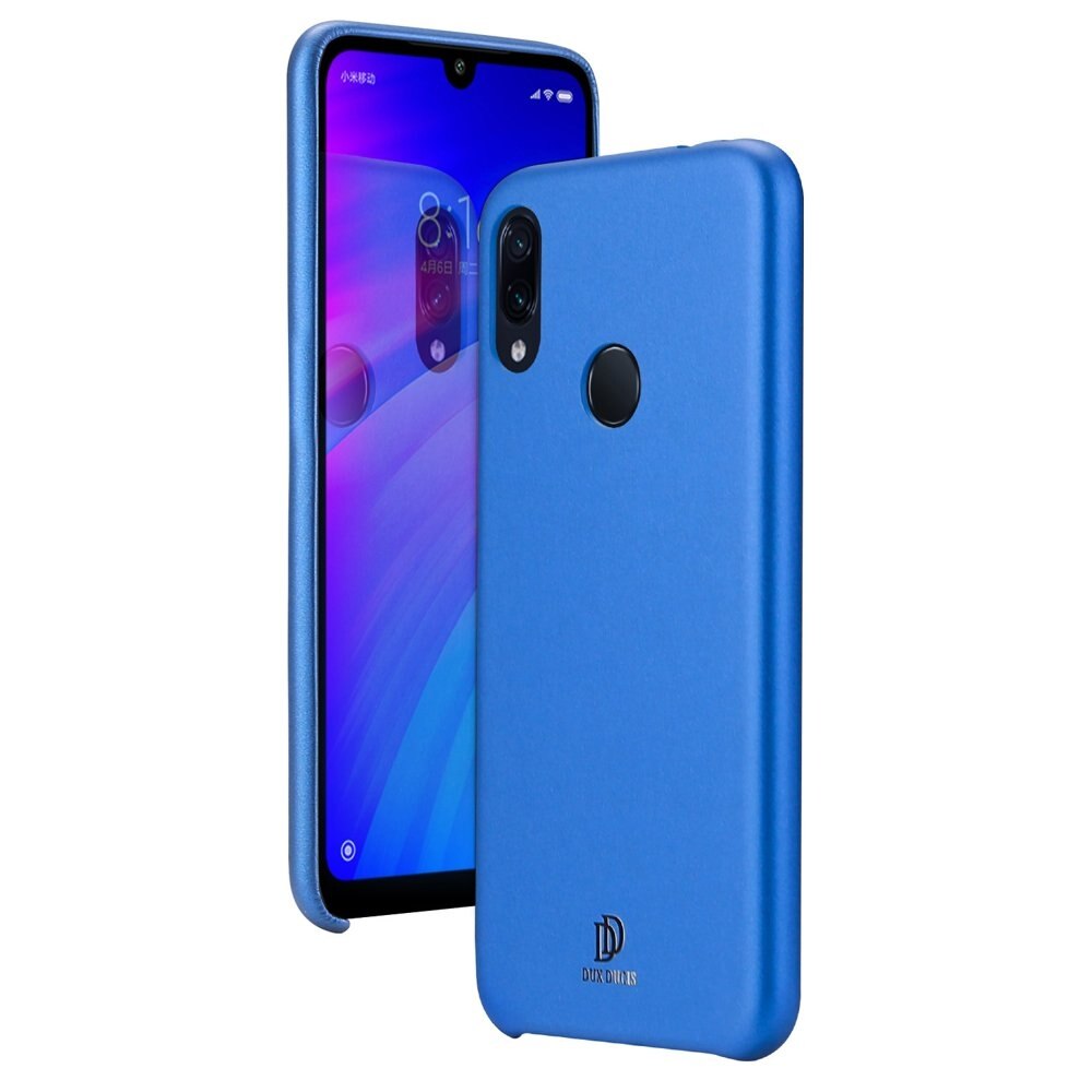Husa Xiaomi Redmi 7, DUX DUCIS, Piele , Albastru