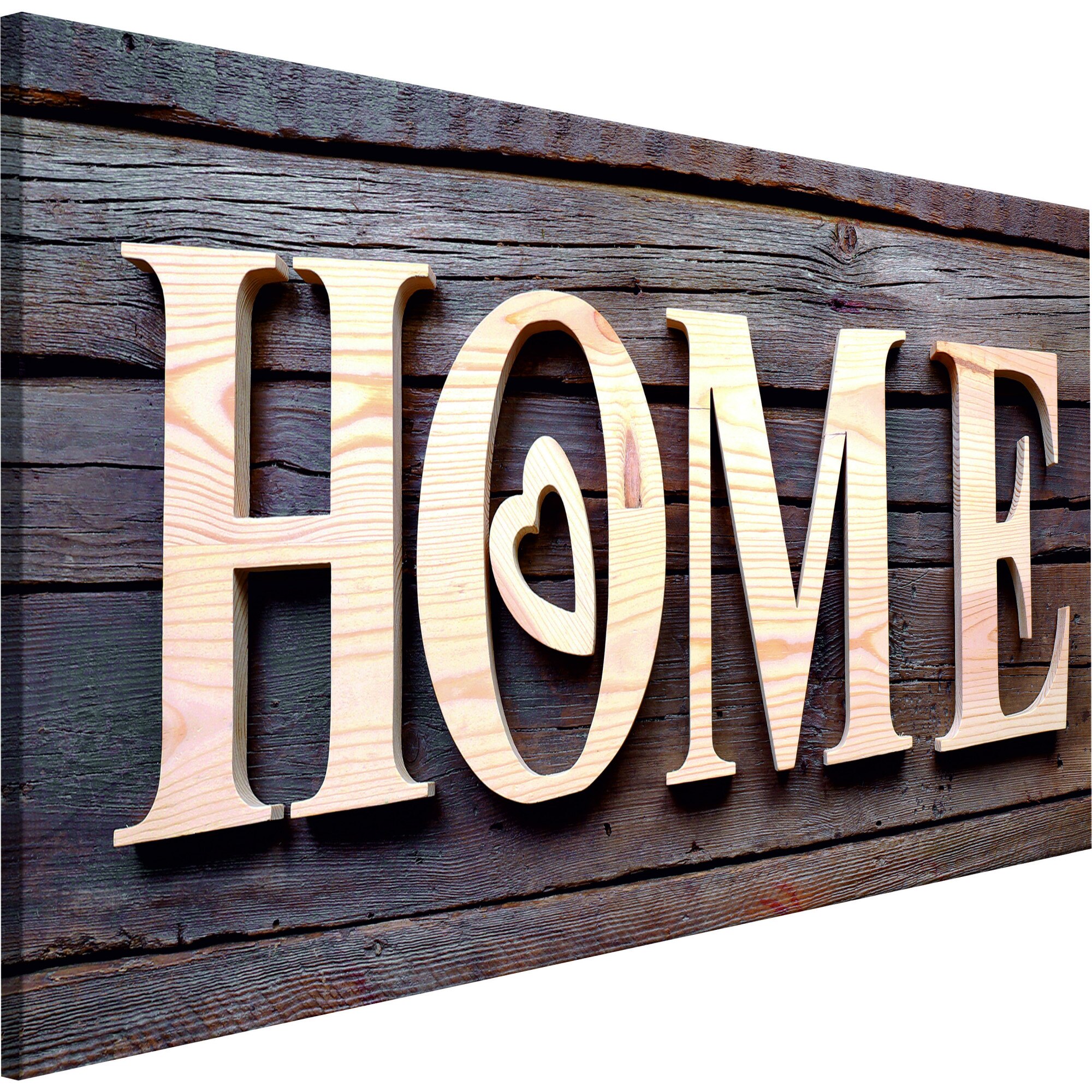 Tablou canvas - Casa de lemn Ingusta - 135 x 45 cm