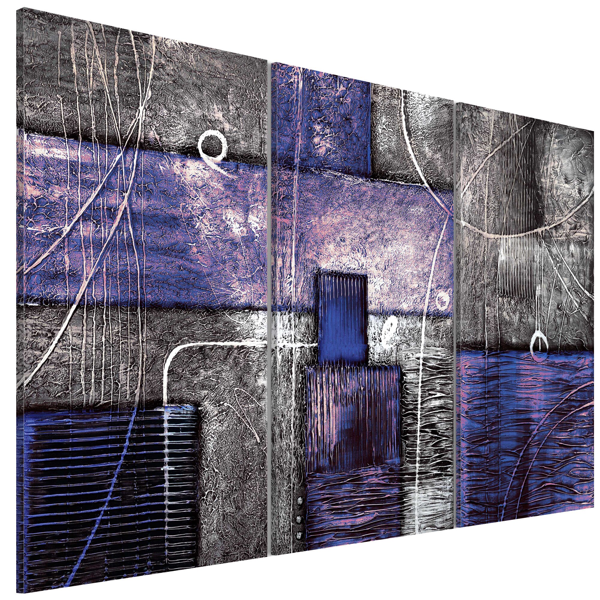 Tablou canvas 3 piese - Gheata de afine - 120 x 80 cm